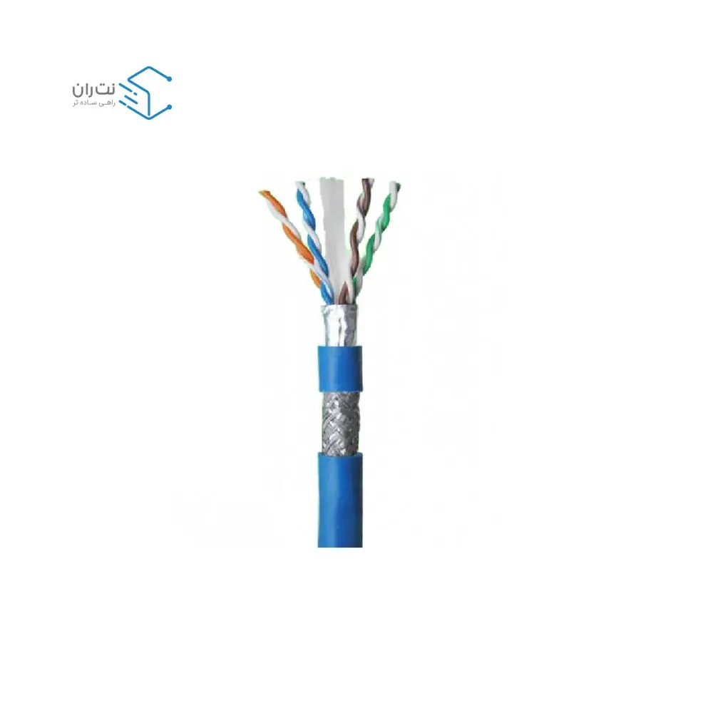 کابل شبکه لگراند Cat6 SFTP تست فلوک پرمننت با روکش PVC حلقه 500 متری اورجینال | نت ران